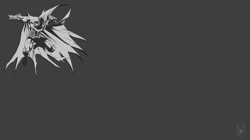 Batman in Motion — Black