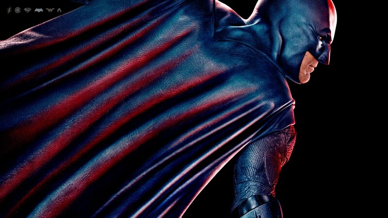 Batman in Profile — Black, Dramatic