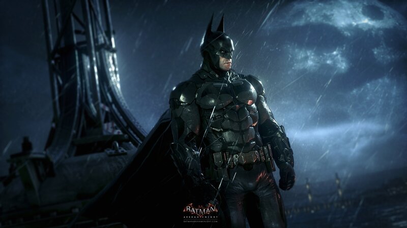 Batman in Rain — Black, Dark, Dramatic, Night