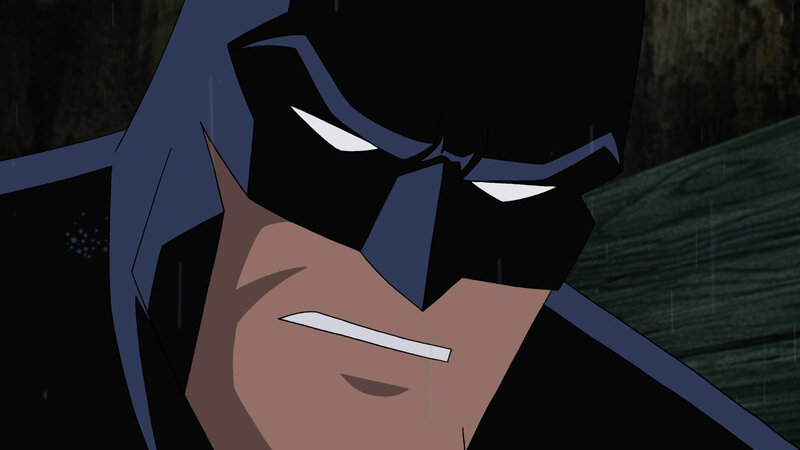Batman in Rain — Black, Dramatic, Night, Anime