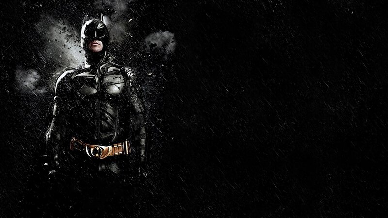 Batman in Rain — Black, Dramatic, Night, Photograph, Smoke