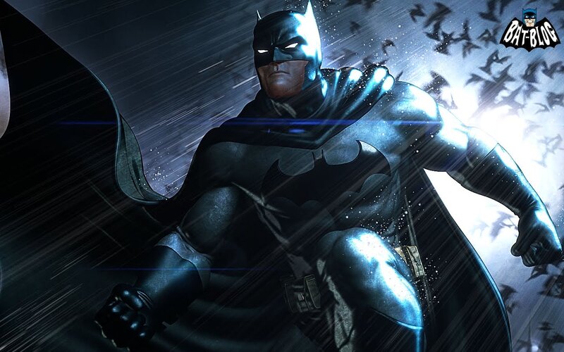 Batman in Rain — Black, Dramatic, Night