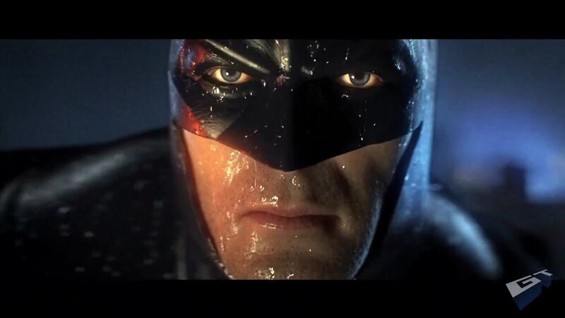 Batman in rain
