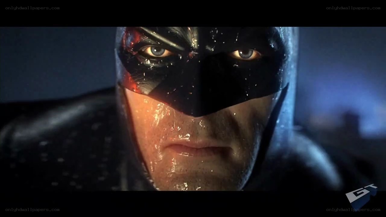 Batman in rain