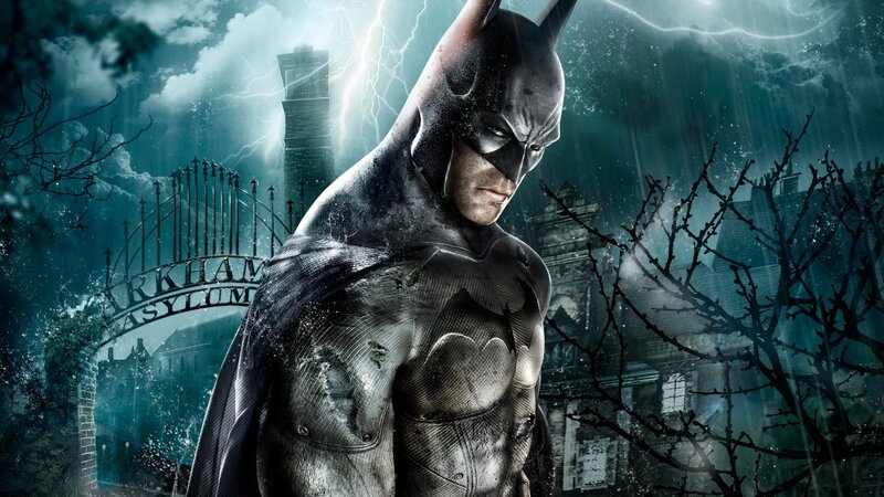 Batman in Rainstorm — Black, Dramatic, Night