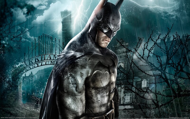 Batman in Rainstorm — Black
