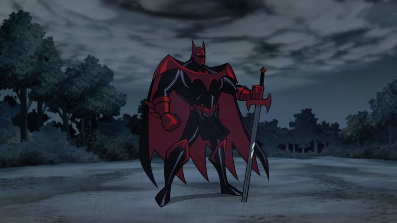 Batman in red armor