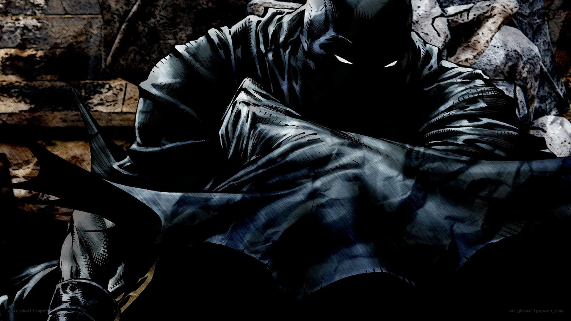 Batman in shadow