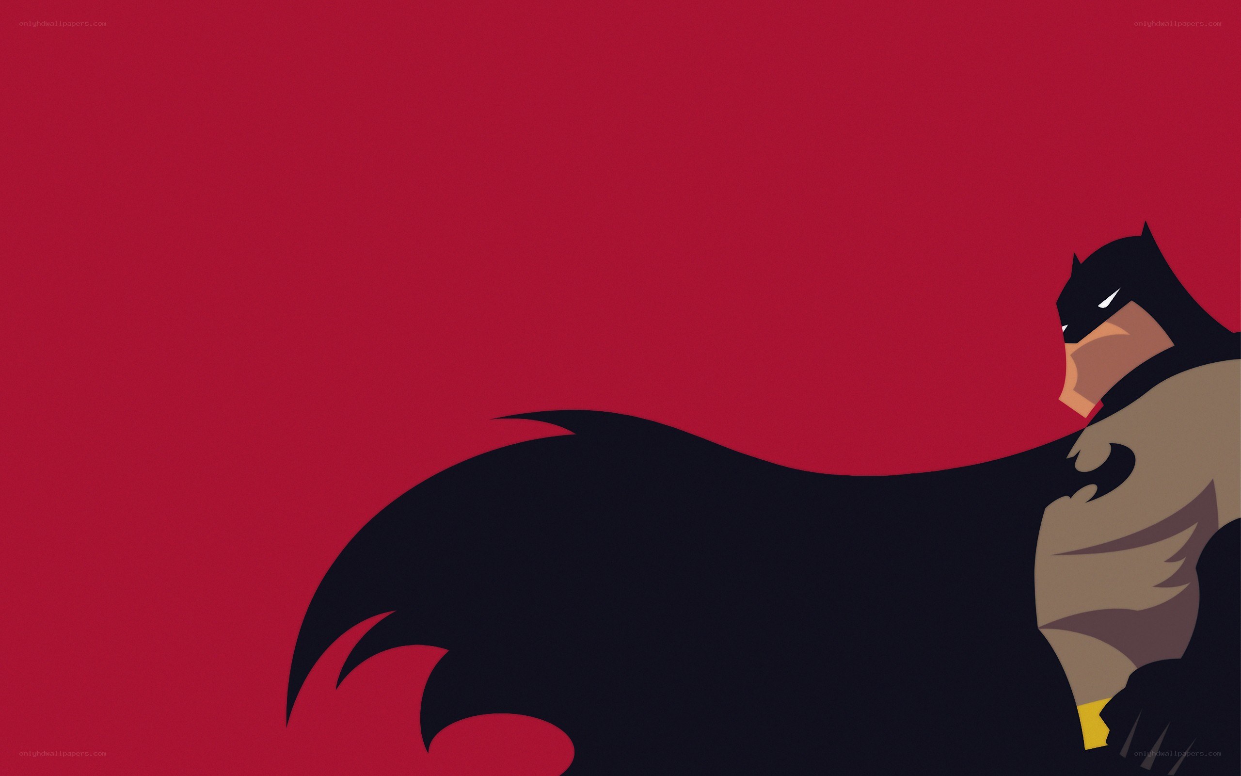 Batman in silhouette