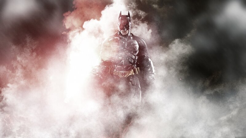 Batman in Smoke — Black