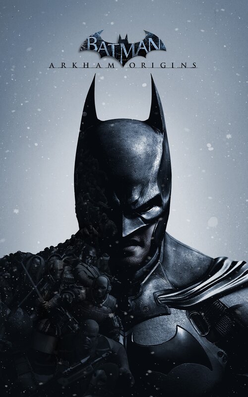 Batman in Snow — Black, Dramatic, Winter