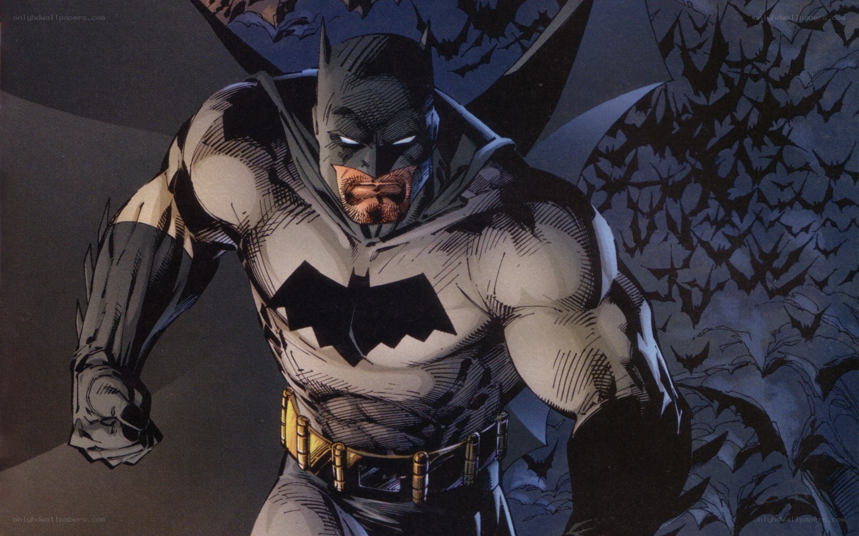 Batman in the Batcave
