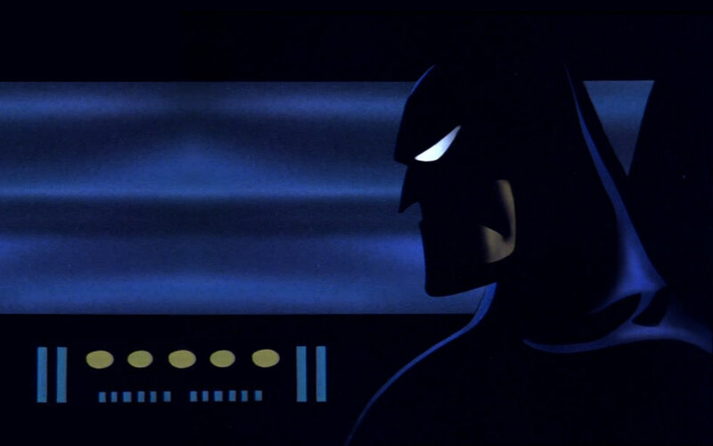 Batman in the Batcave
