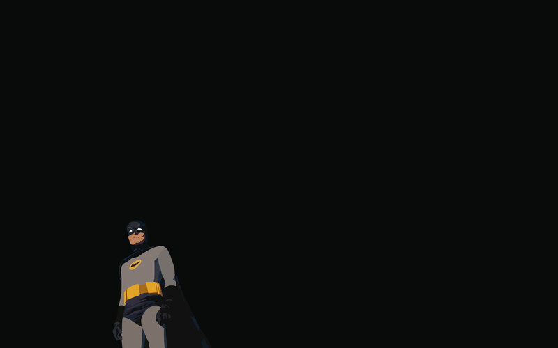 Batman in the dark