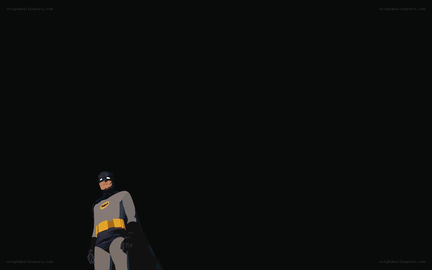 Batman in the dark