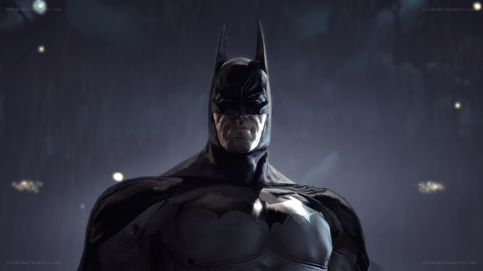 Batman in the rain
