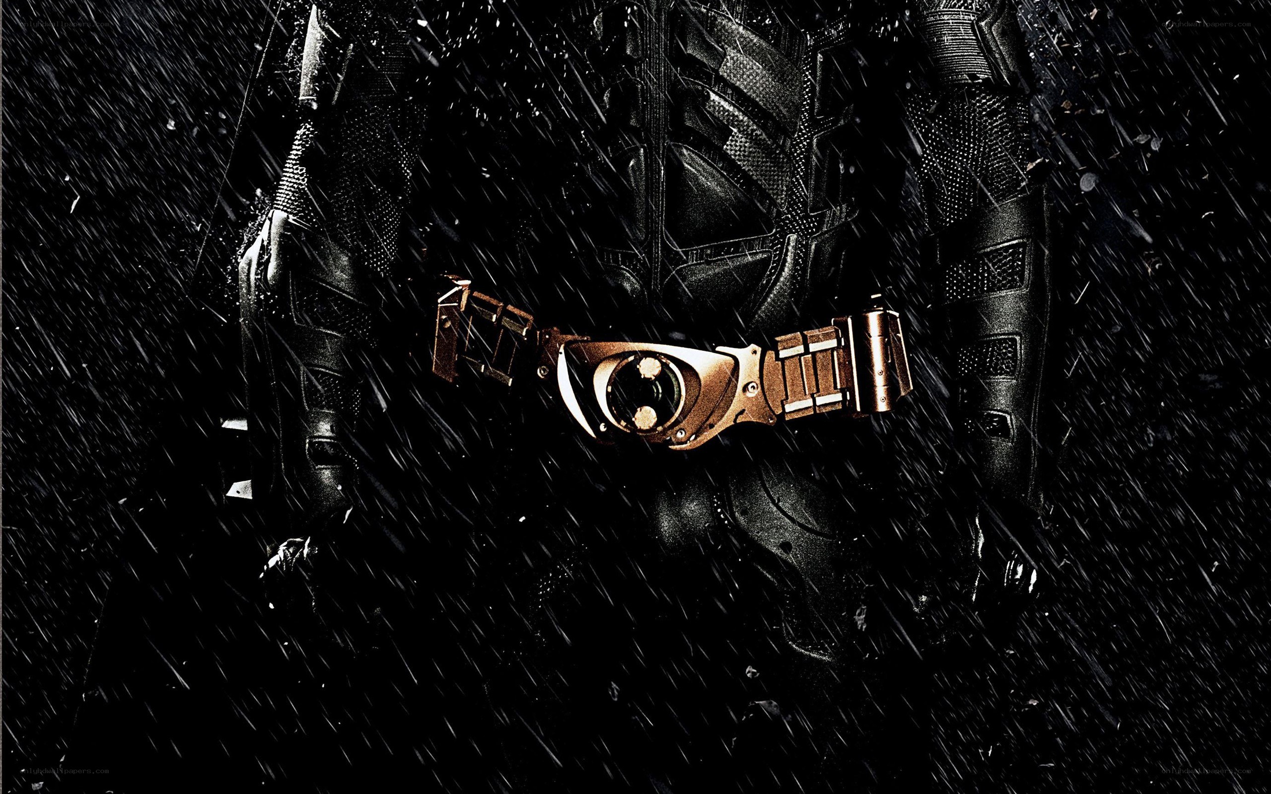 Batman in the rain