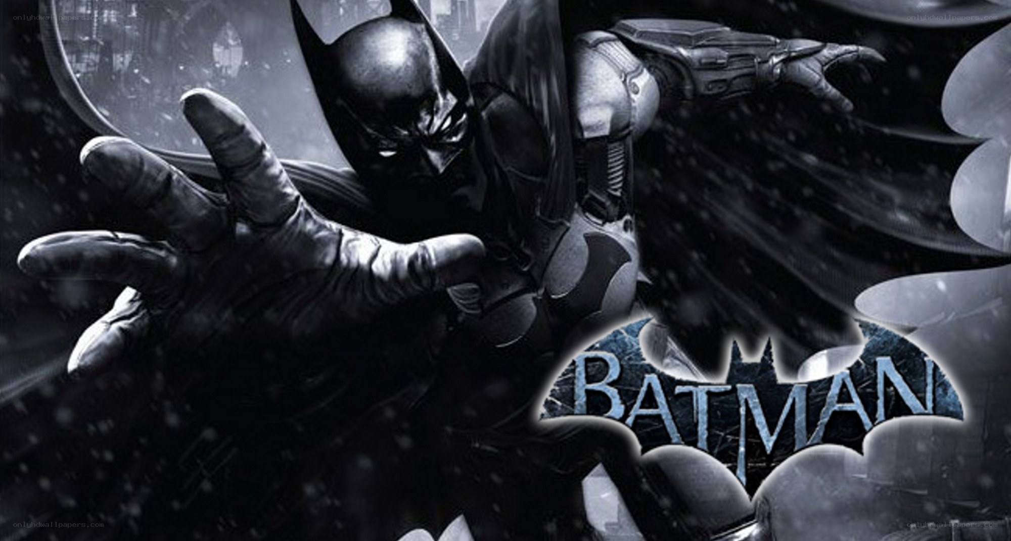 Batman in the rain