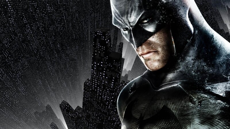Batman in the rain
