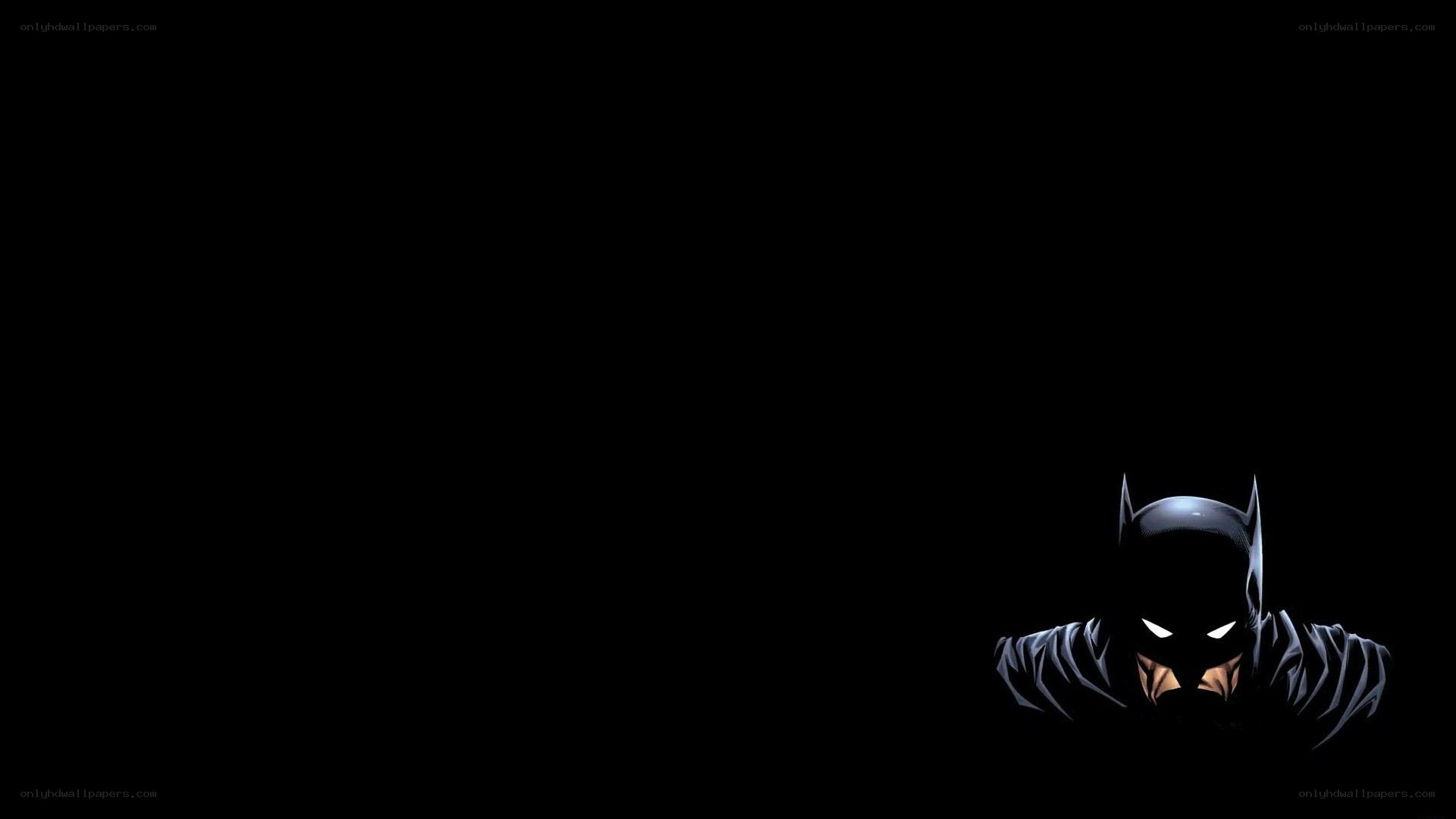 Batman in the shadows