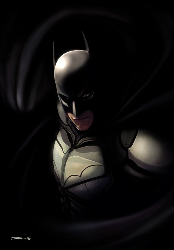 Batman in the shadows