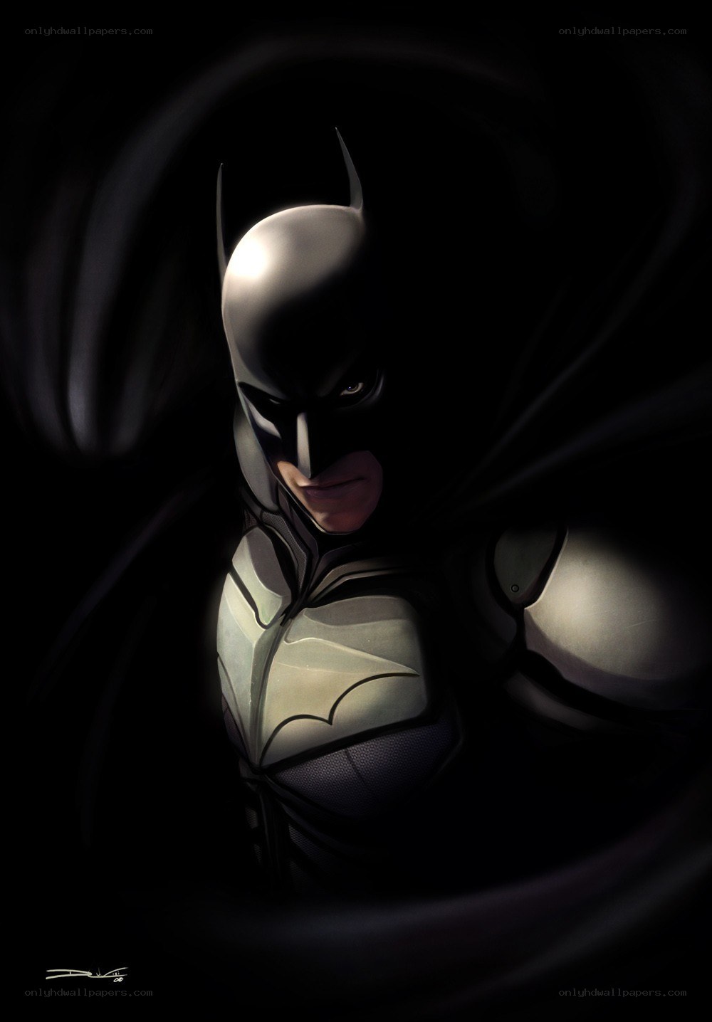 Batman in the shadows
