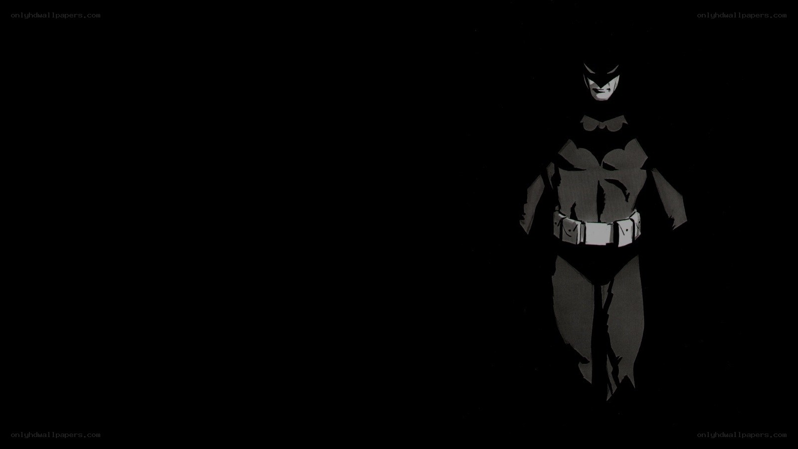 Batman in the shadows