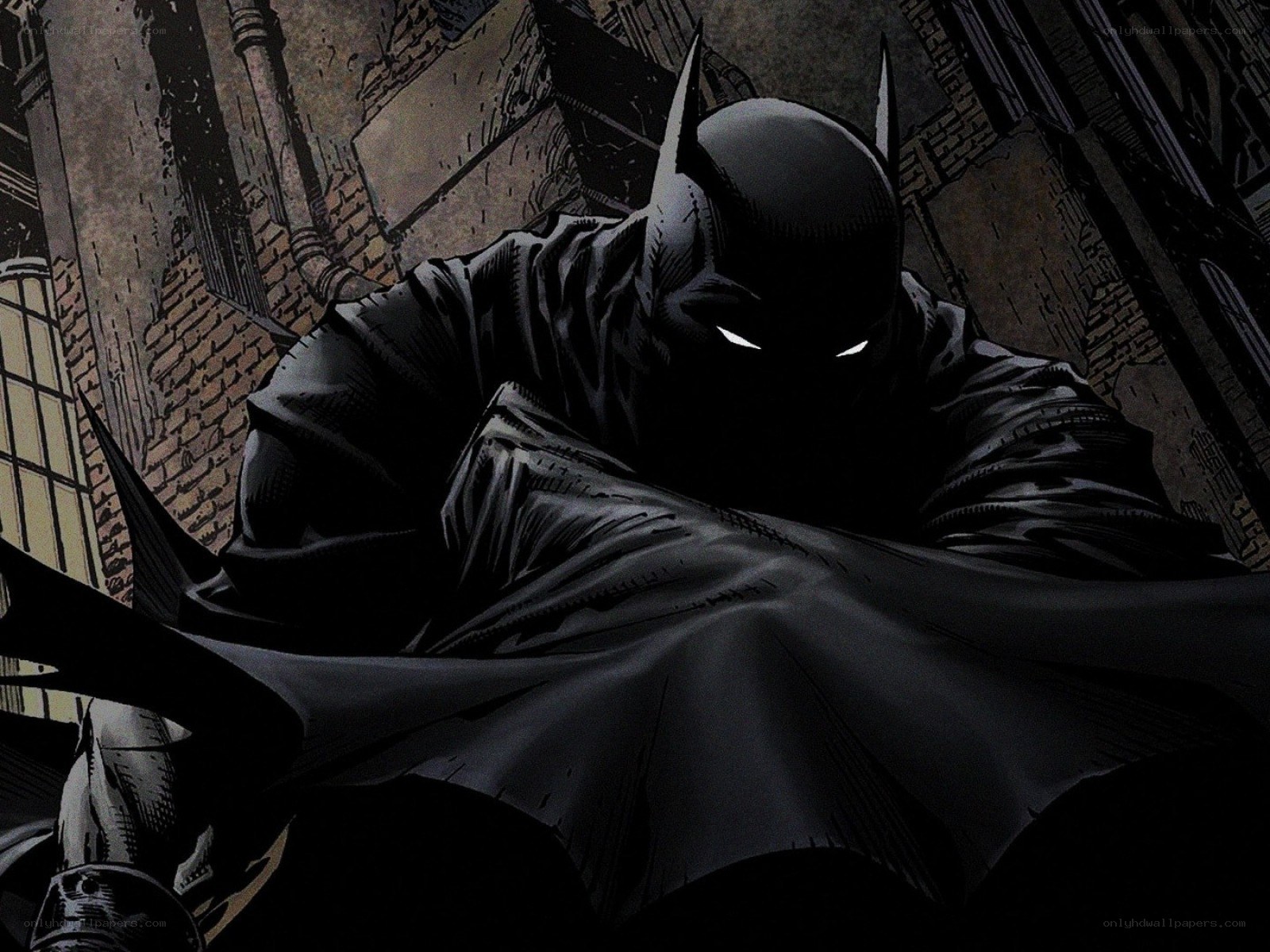 Batman in the shadows