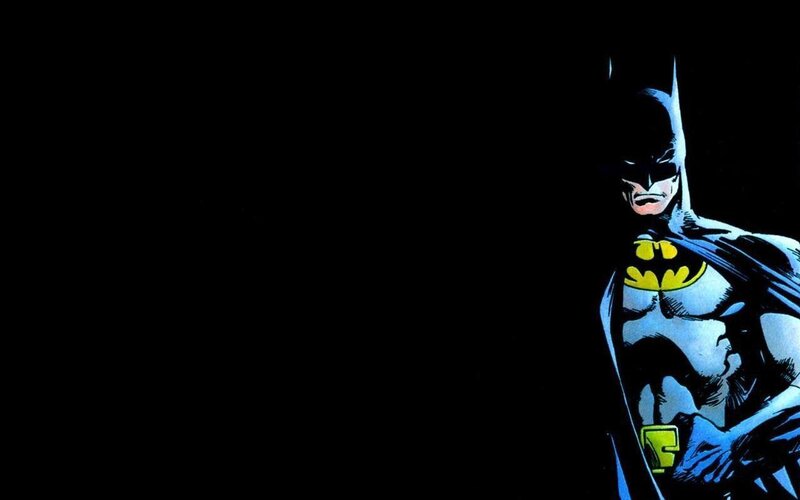 Batman in the shadows
