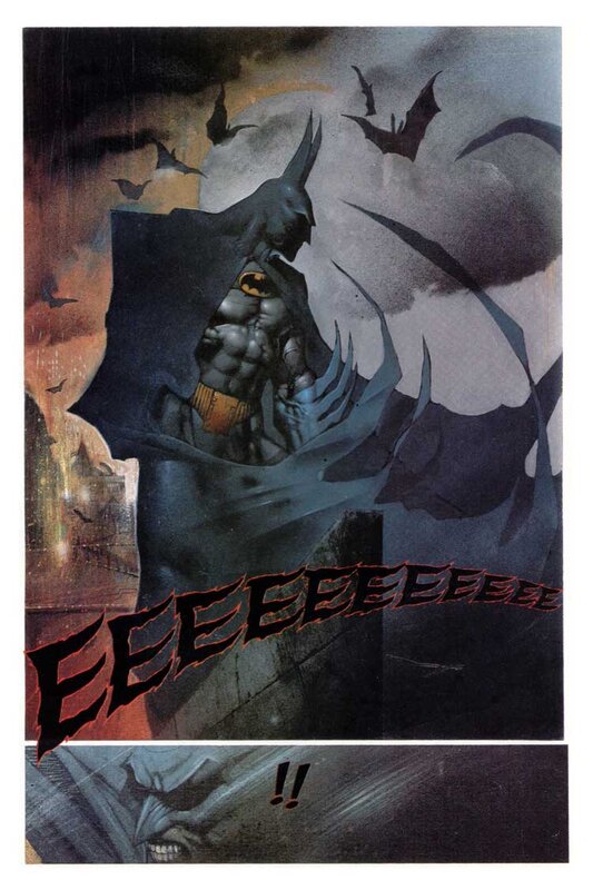 Batman in the shadows