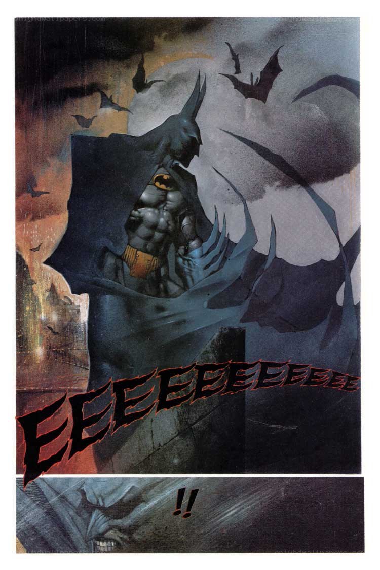 Batman in the shadows