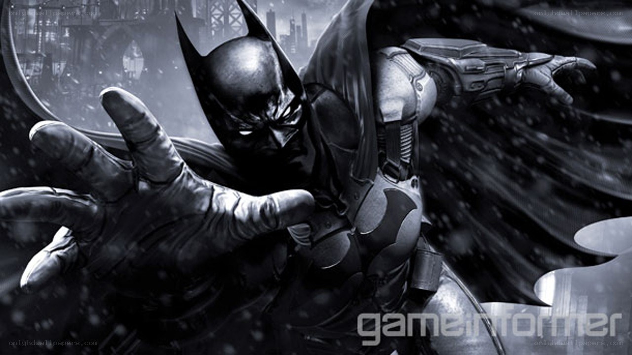 Batman in the snow