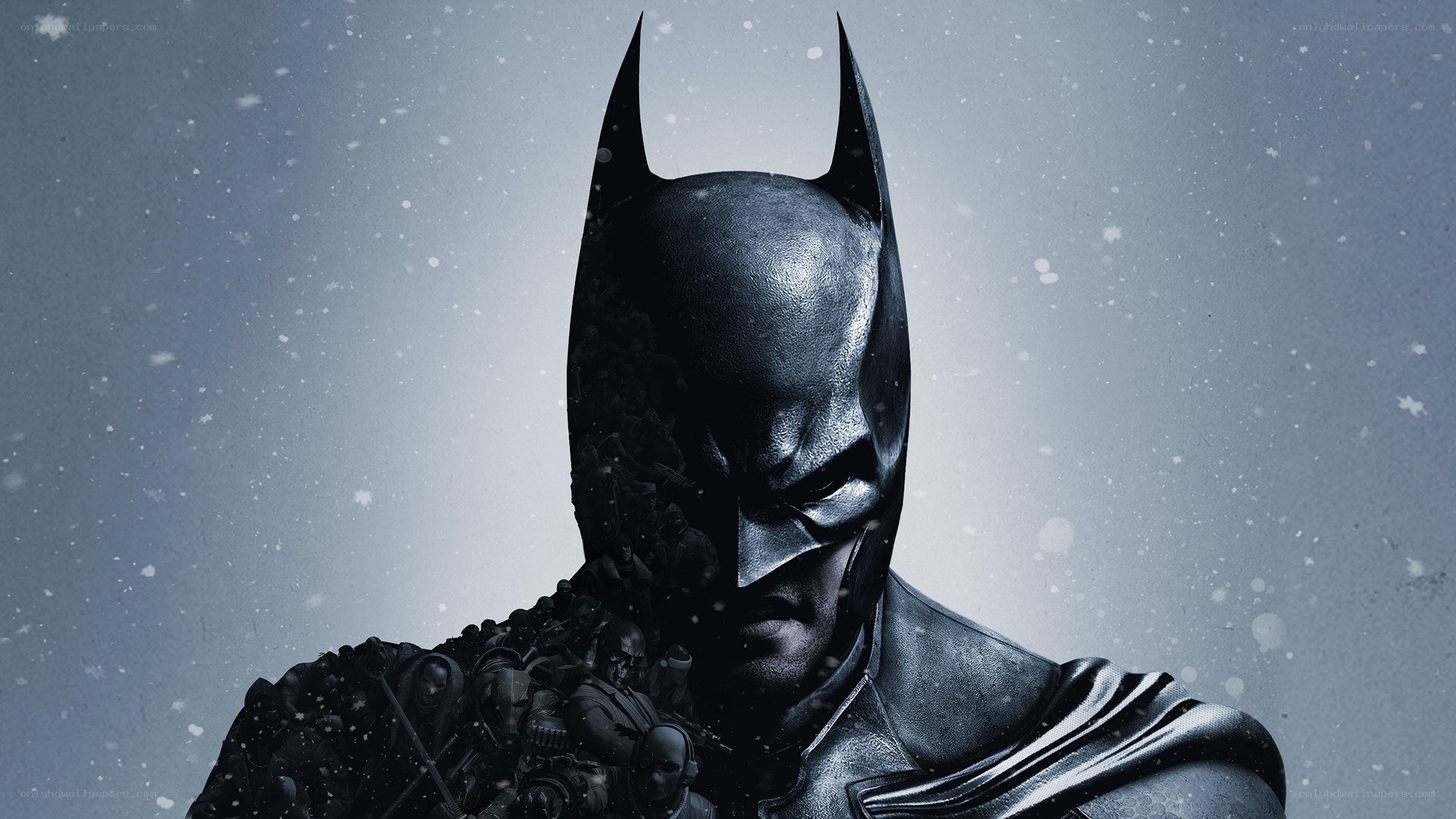 Batman in the snow