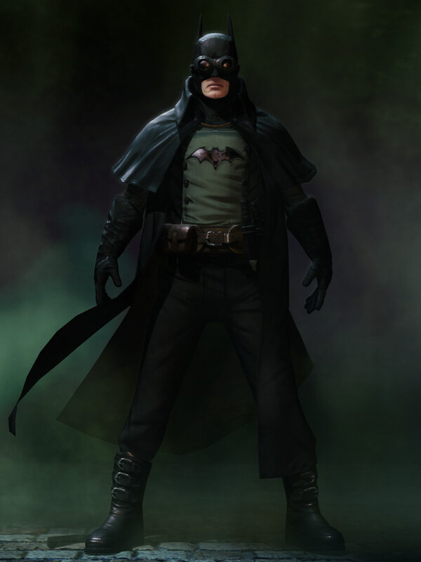 Batman in vintage costume