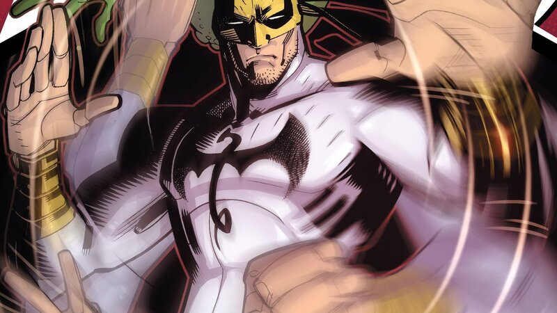Batman in White Suit — Dramatic
