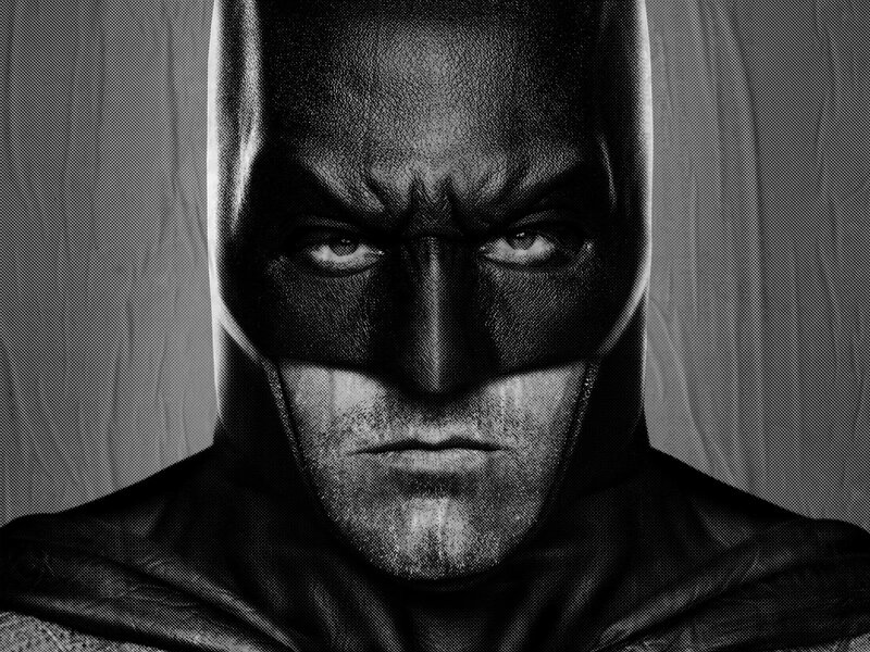 Batman intense close-up