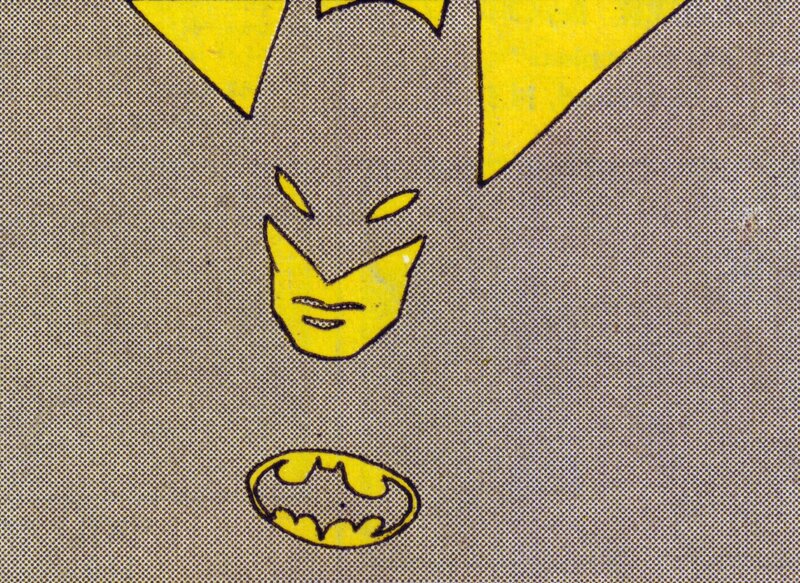 Batman logo close-up