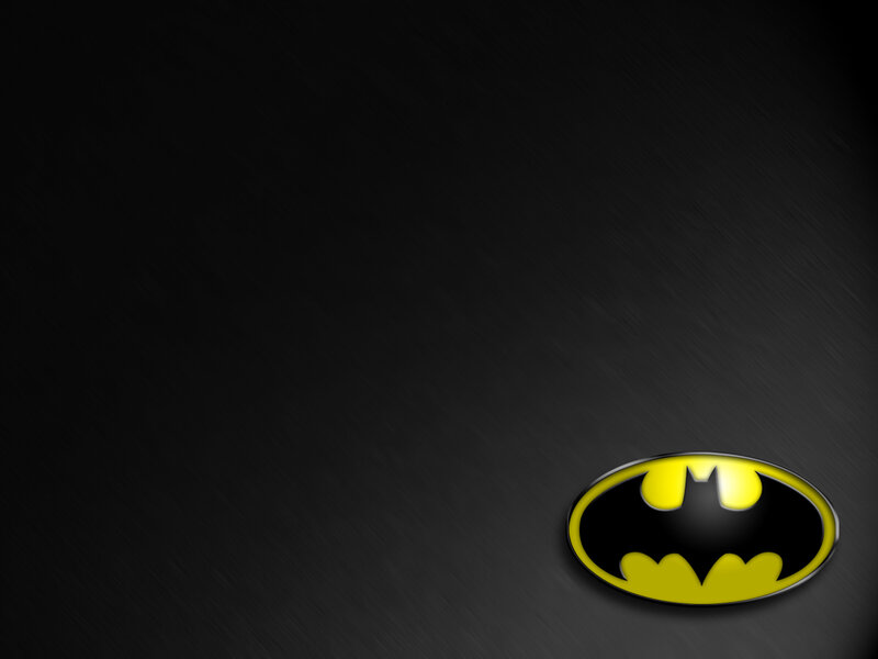 Batman logo on dark background