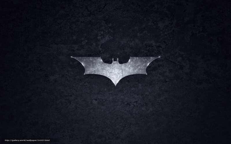 Batman logo on dark background