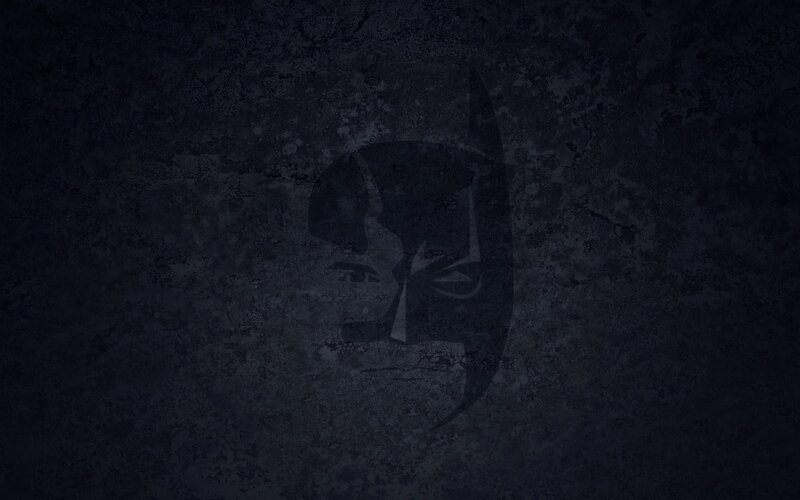 Batman Logo on Wall — Black, Dark, Night