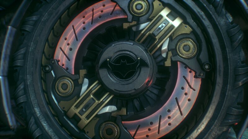 Batman Logo on Wheel