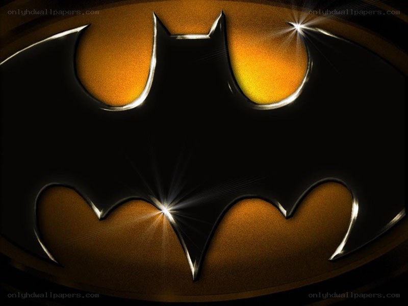 Batman logo with glowing effect