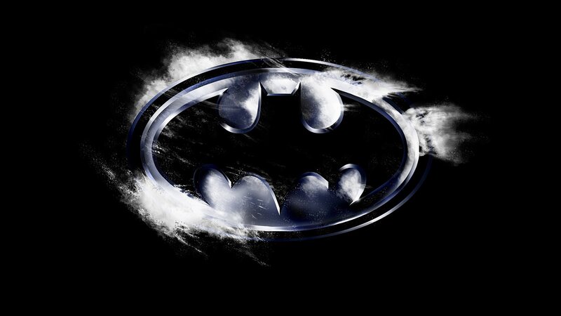 Batman Logo with Smoke