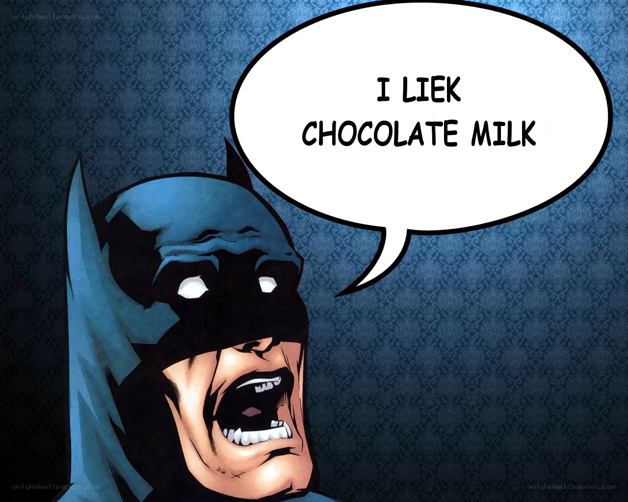 Batman loves chocolate milk