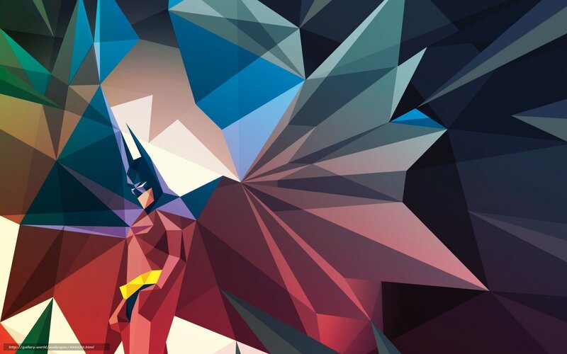 Batman low-poly art
