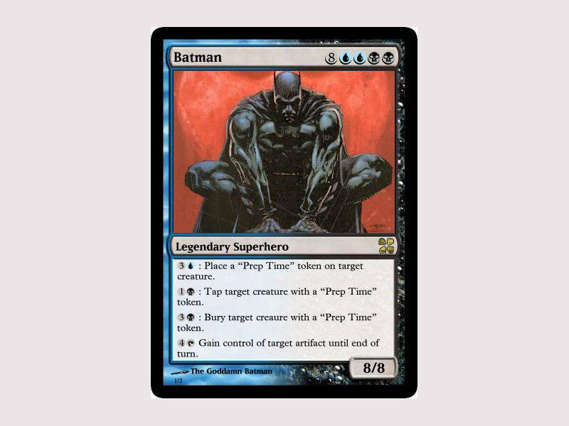 Batman Magic: The Gathering card