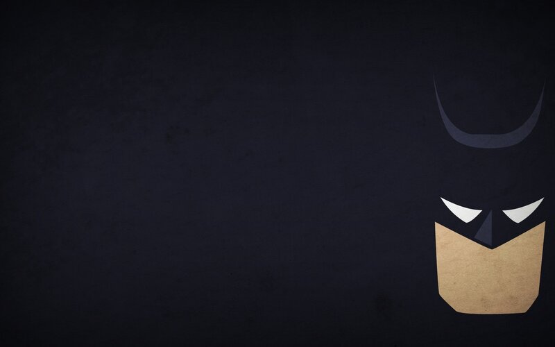Batman Mask — Black, Dark, Night, Minimalist, Eyes