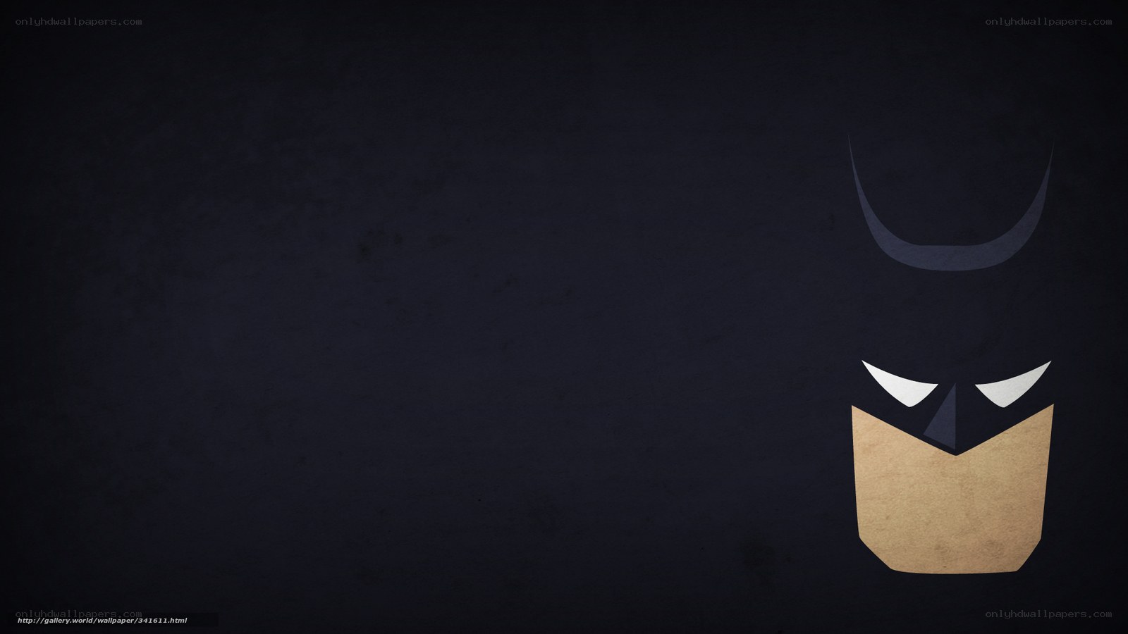 Batman mask minimalist design