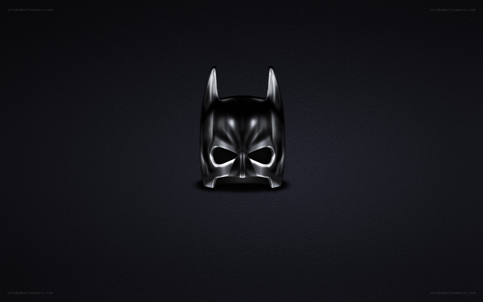 Batman mask on dark background