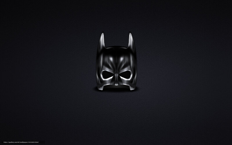 Batman mask on dark background